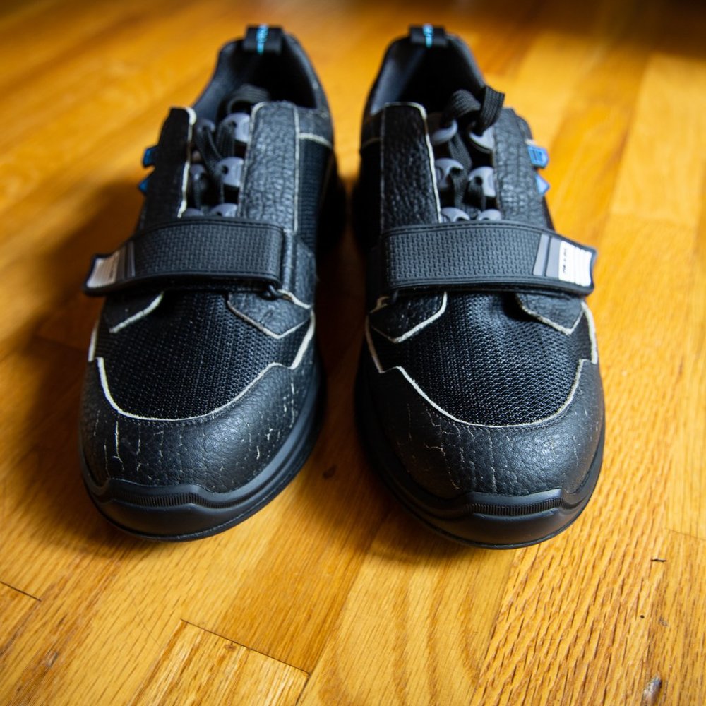 Prada Mechano Sneaker in cracked black leather - Picture 8 of 10